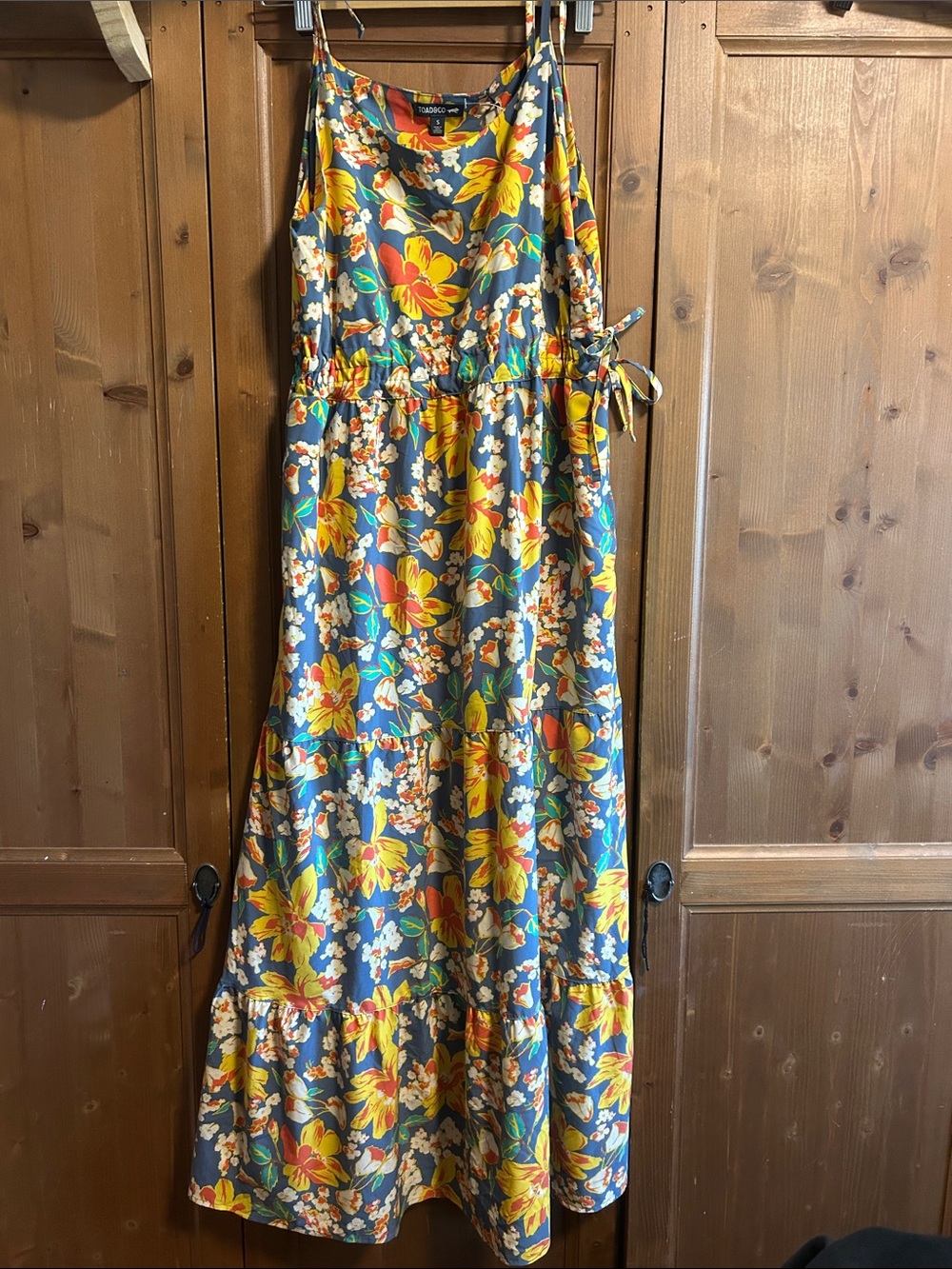 NWT Title Nine Crusher Tiered Midi Dress by Toad&Co, small